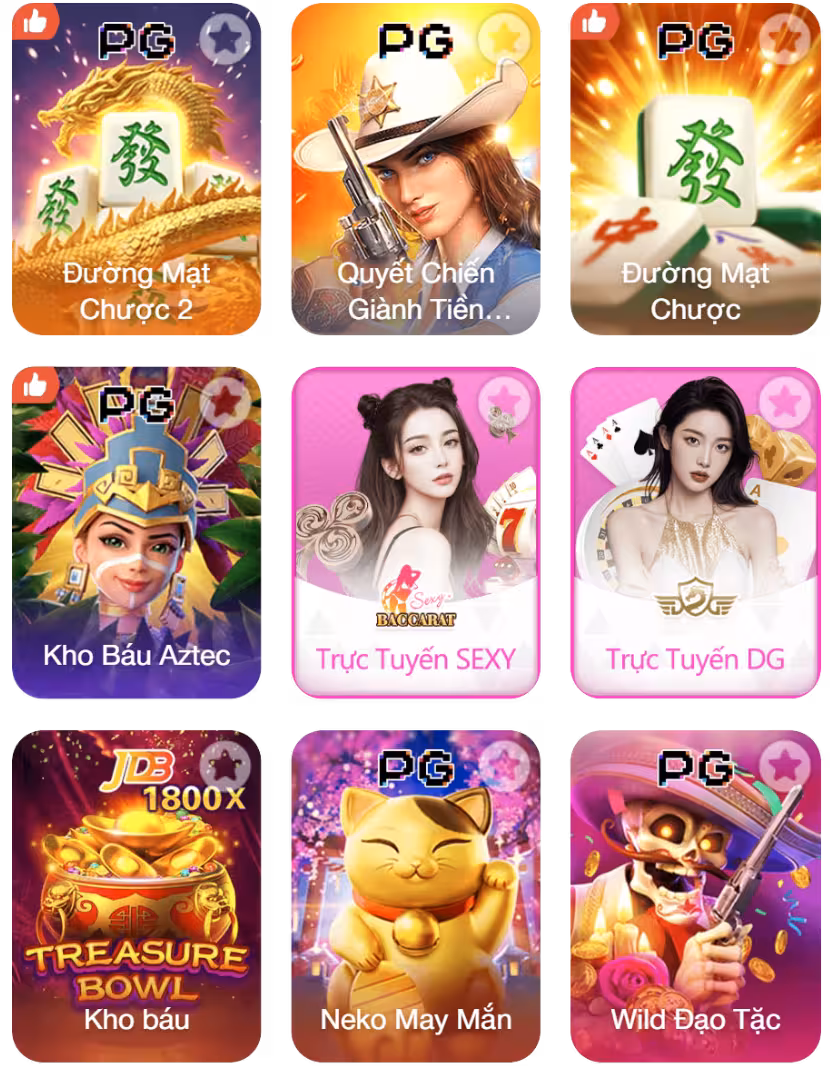 Các trò chơi hot tại WIN56